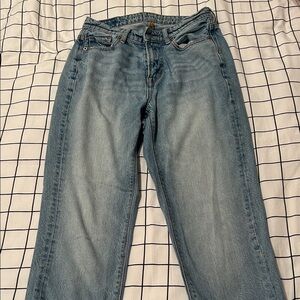 American Eagle Outfitters Light Blue Straight Leg Jeans